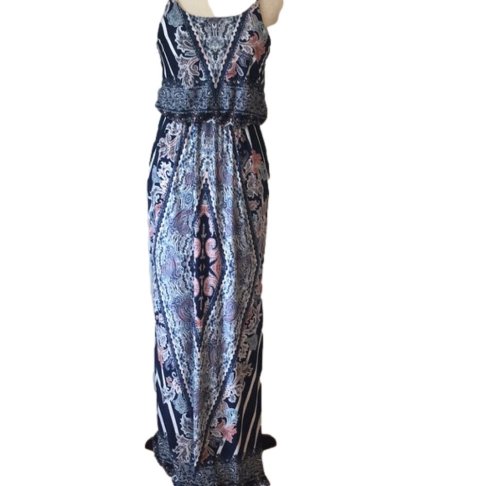 - Women Cami style Colorful Maxi Dress SZ M
